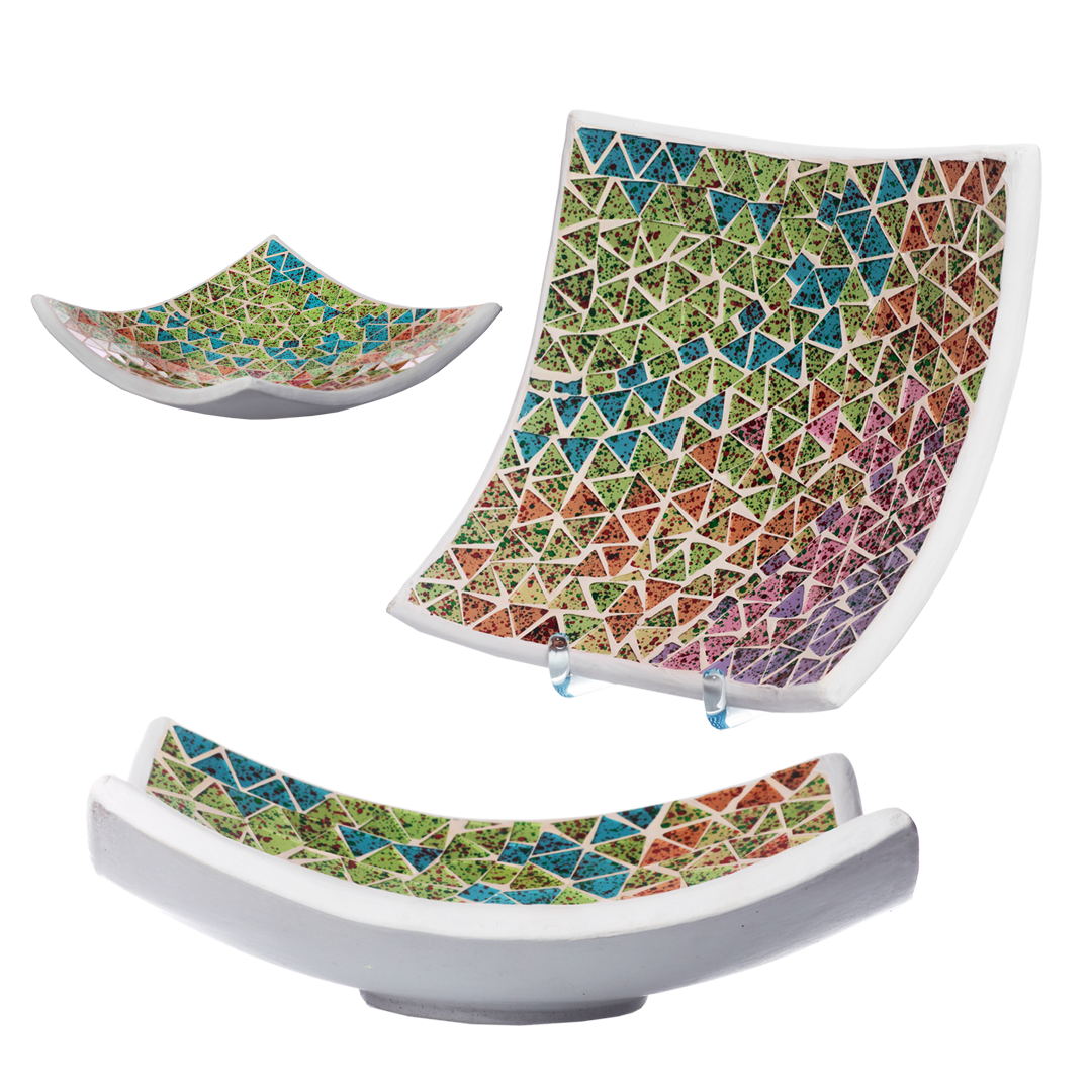 Mosaique-Schale pastell 25 x25 cm