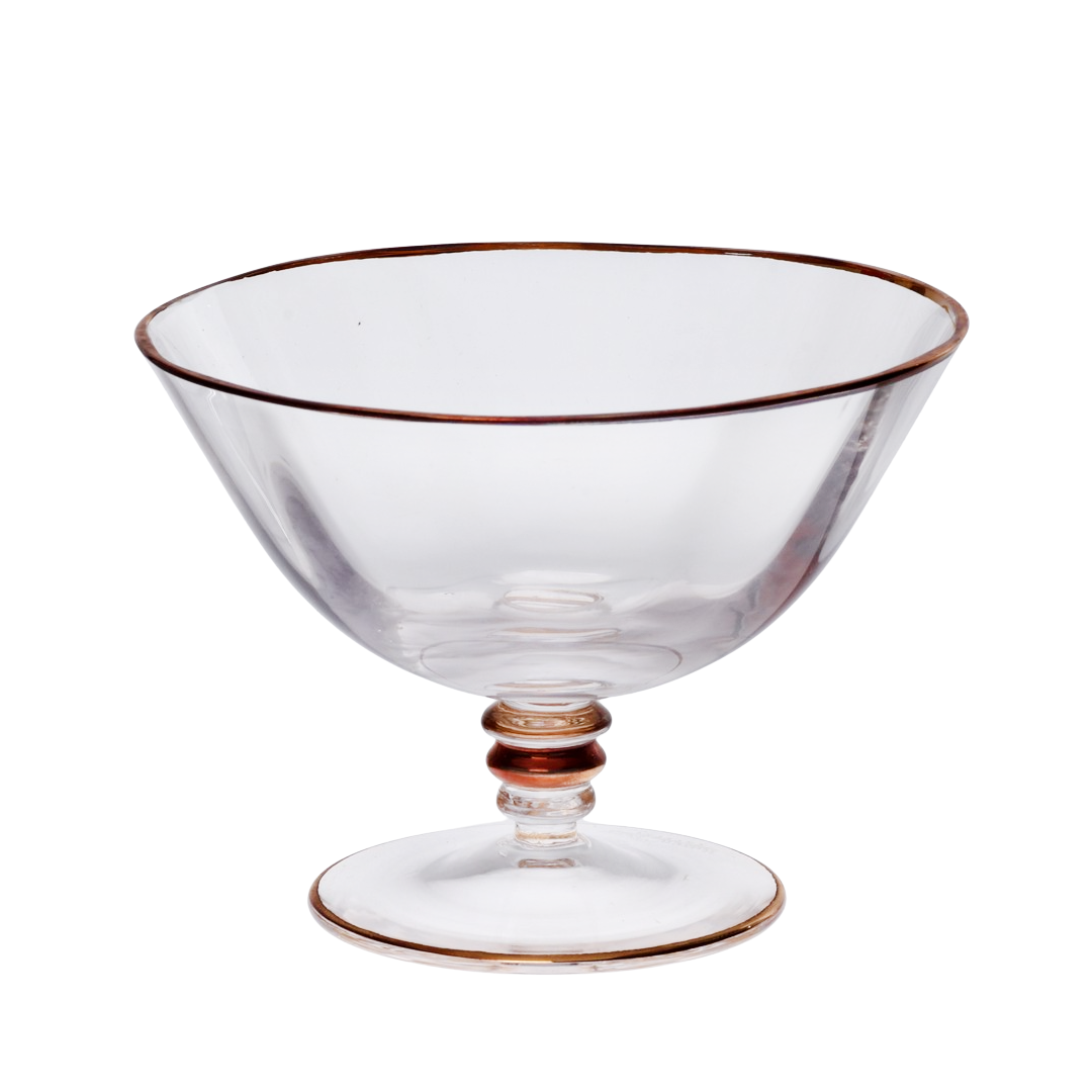 Eisbecher Eiscremeglas Transparent/ Silber/ Bronze/ Lila