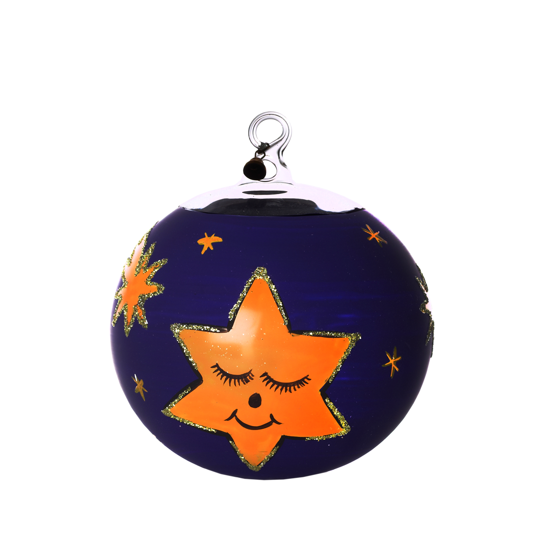 Weihnachtskugel Teelicht Stern , ø 11,5 cm