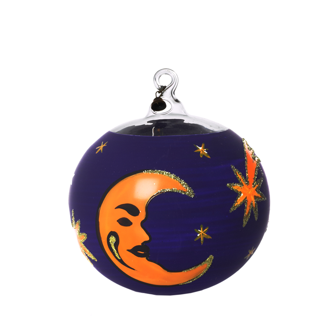 Weihnachtskugel Teelicht Mond, ø 11,5 cm