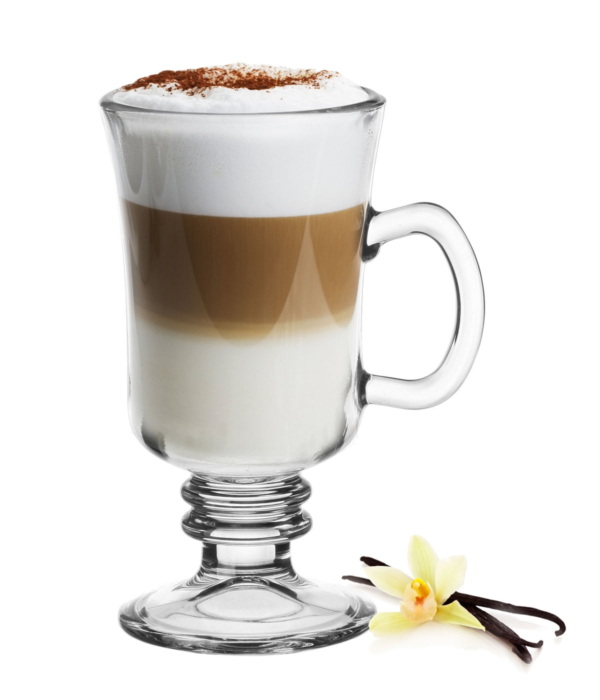 Glastasse Irish Coffee Kaffeegläser  Latte Macchiato Gläser mit Griff  ca. 200ml
