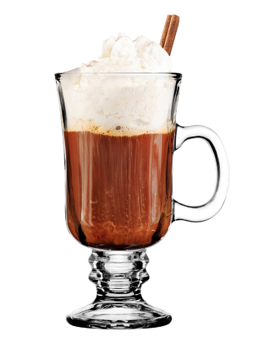 Glastasse Irish Coffee Kaffeegläser  Latte Macchiato Gläser mit Griff  ca. 200ml