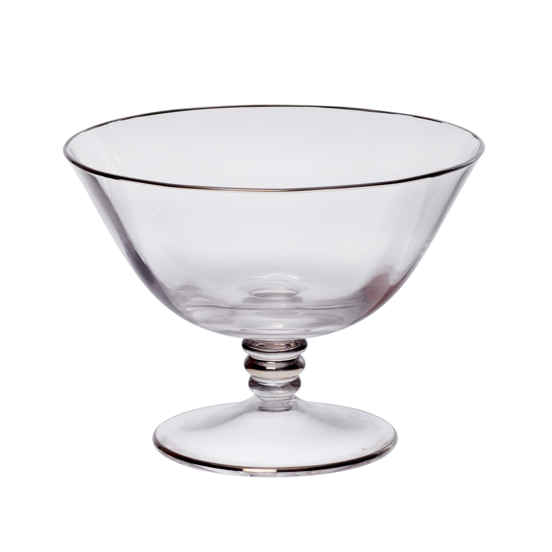 Eisbecher Eiscremeglas Transparent/ Silber/ Bronze/ Lila