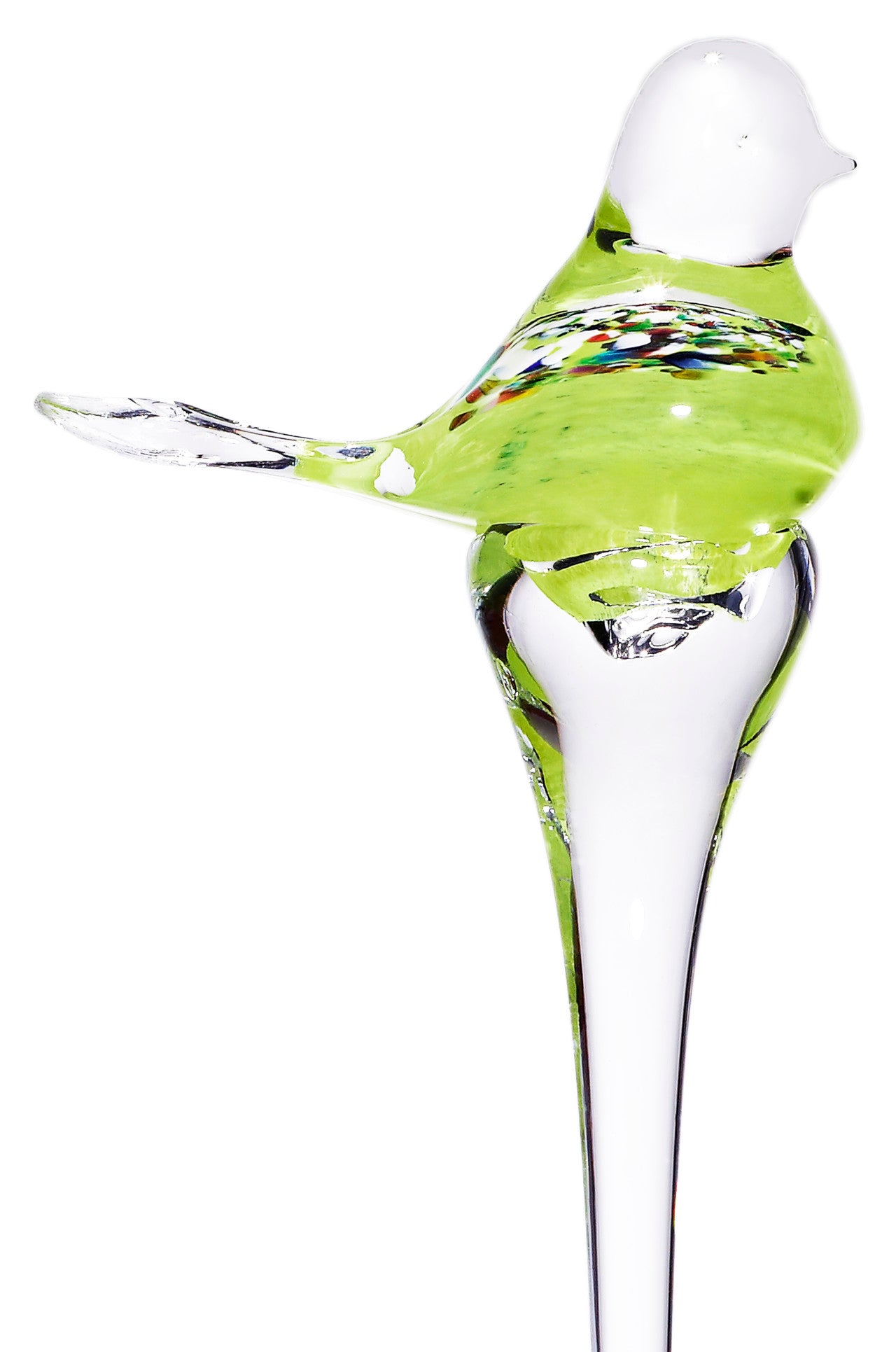 Vogel auf Glasstab Gartenflair 35 cm
