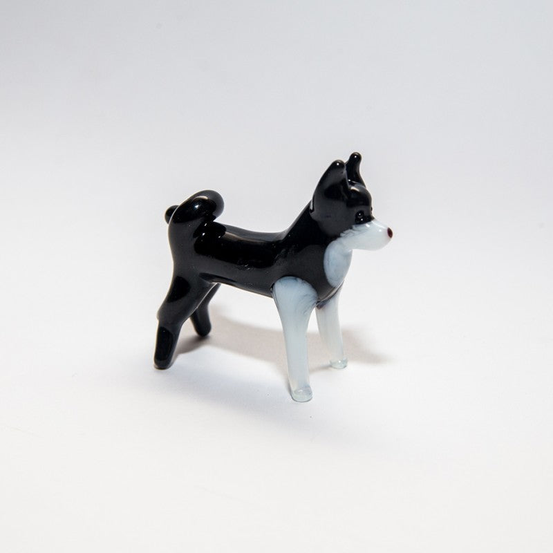 Hund Mini Plus 4-5cm Glas Figuren Sammeln Vitrine Miniatur Haustier