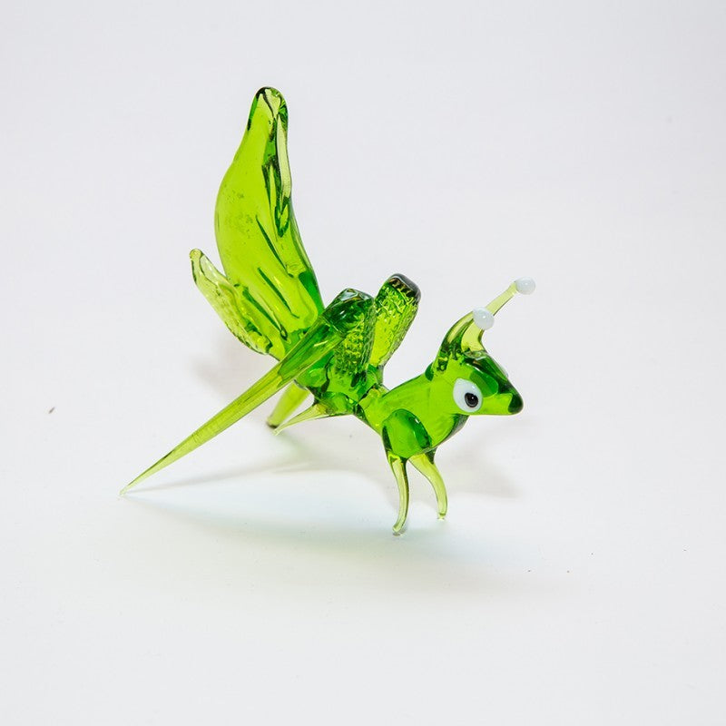 Heuschrecke Medium 8-15cm Glas Tiere Insekt Figuren Sammeln Vitrine Miniatur