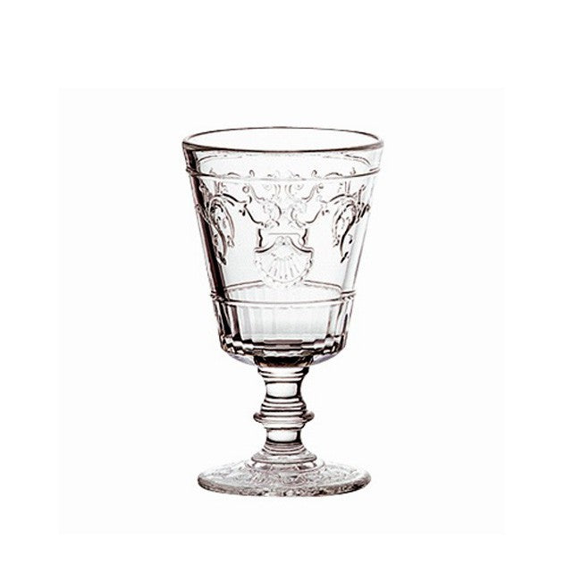 Rotweinglas Versailles 400ml Weinkelch Trinkglas transparent Vintage
