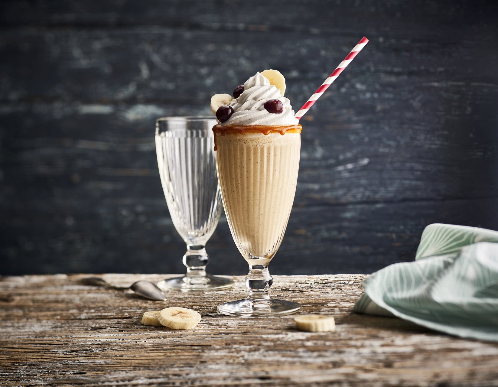 Eiscremeglas Antillaise 290ml Eisbecher Dessertglas Eiscafé Becher klar Vintage