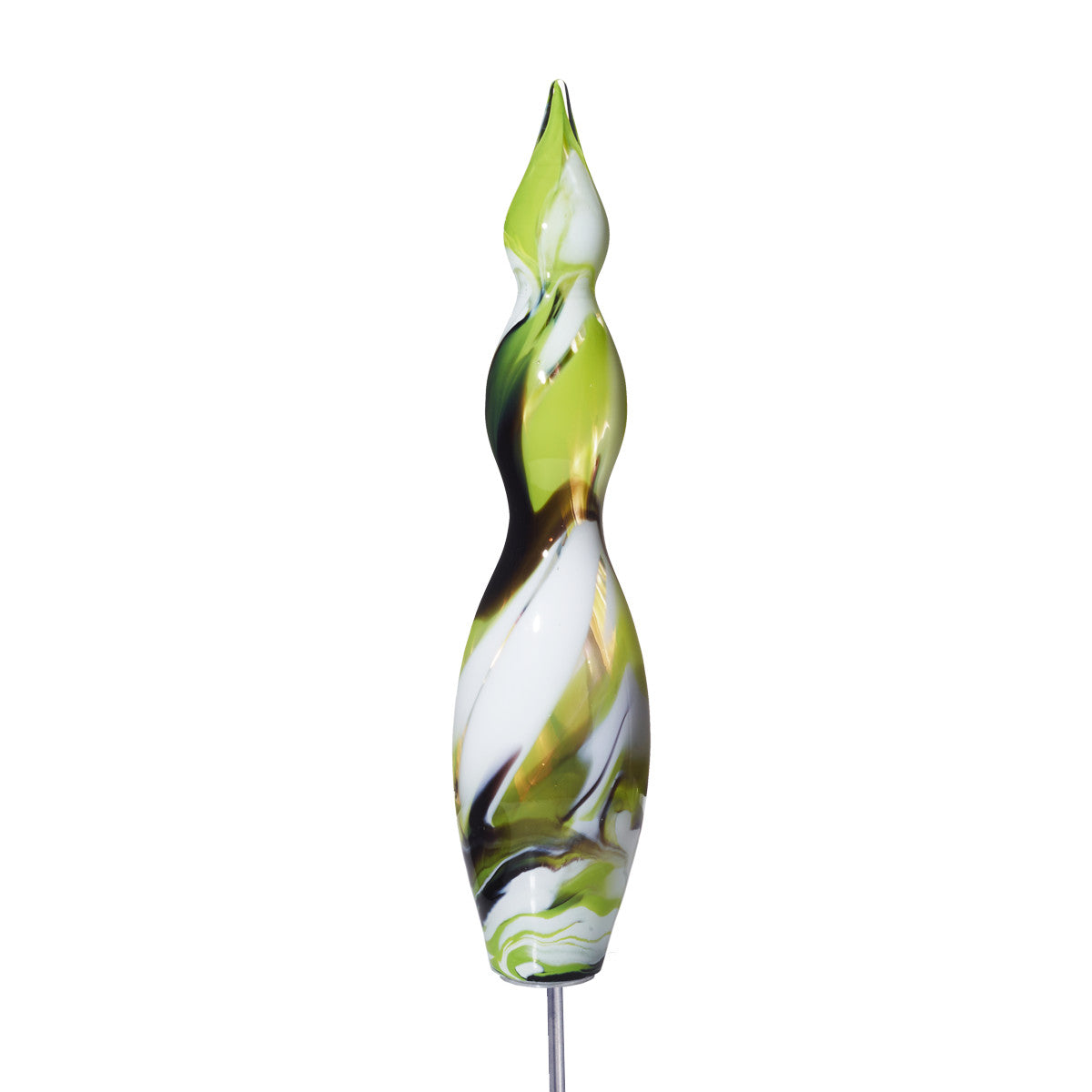 Glasskulptur Saturn Gartenflair 47cm inkl. Stab