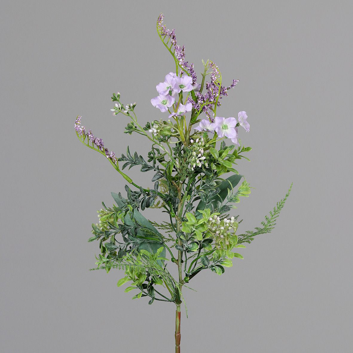 Kunstblume Mischblumenzweig lavender 70 cm