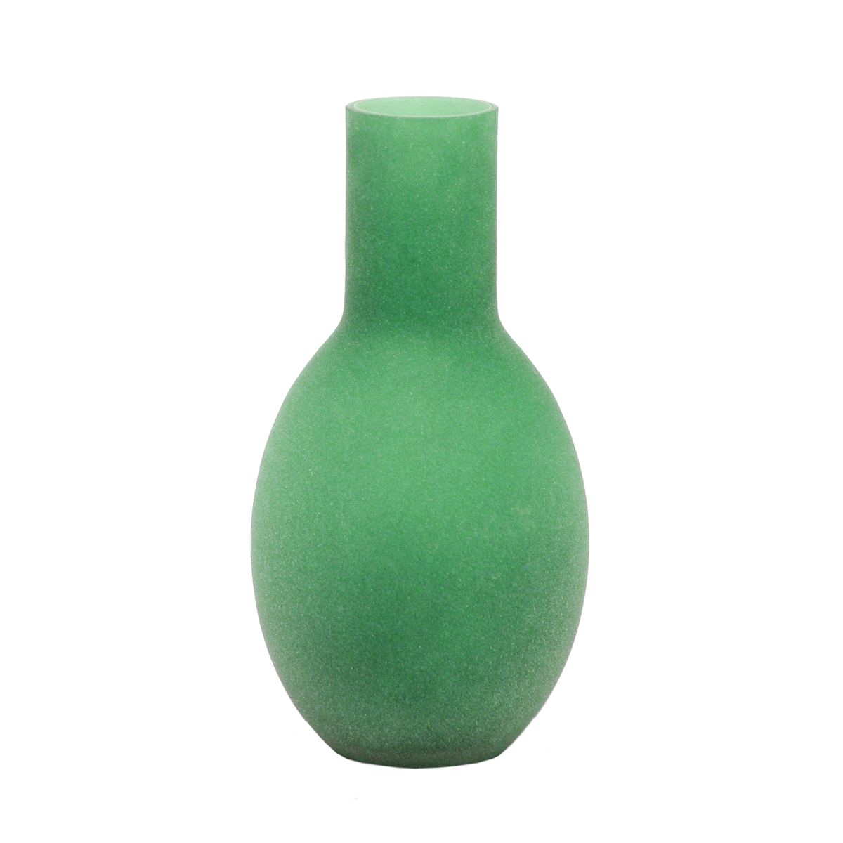 Vase Glasvase klein Matt Höhe ca. 15cm