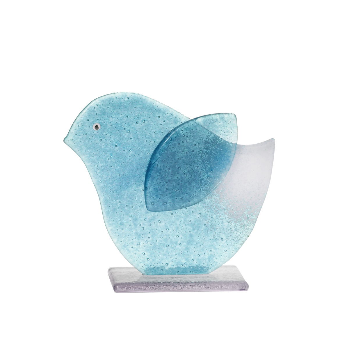 Glasfigur Vogel Fusing 11cm