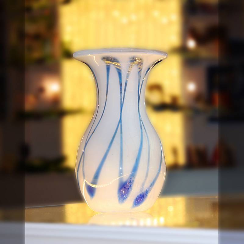 Vase mit Streifen "Pavel" (19cm)