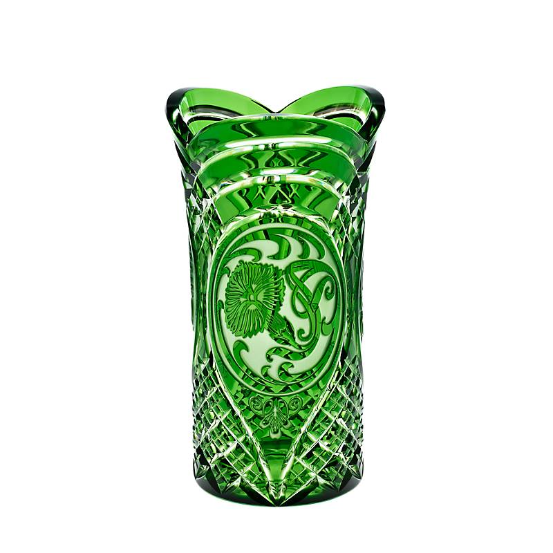 Vase handgeschliffen "King" (21cm)