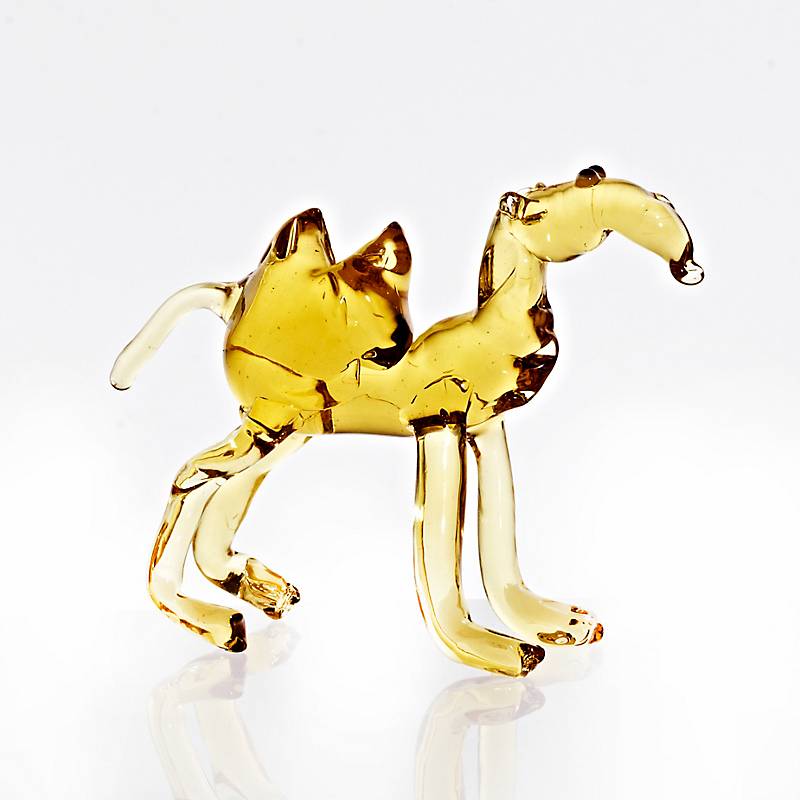 Kamel Medium 6-15cm Glas Tiere Figuren Sammeln Vitrine Miniatur Zoo