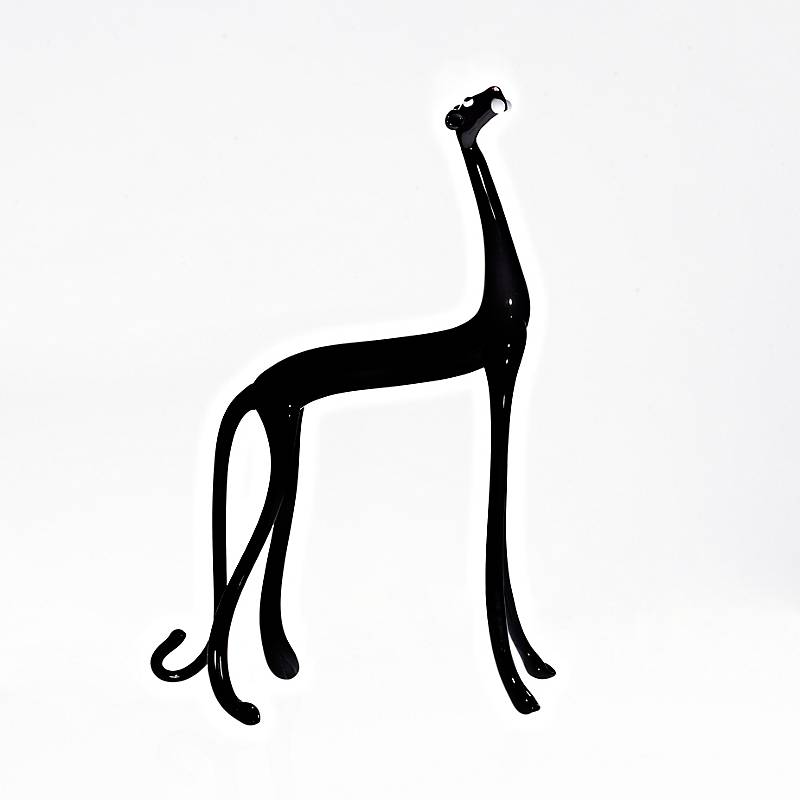 Panther Big 15-17cm Glas Tiere Figuren Sammeln Vitrine Dekoration