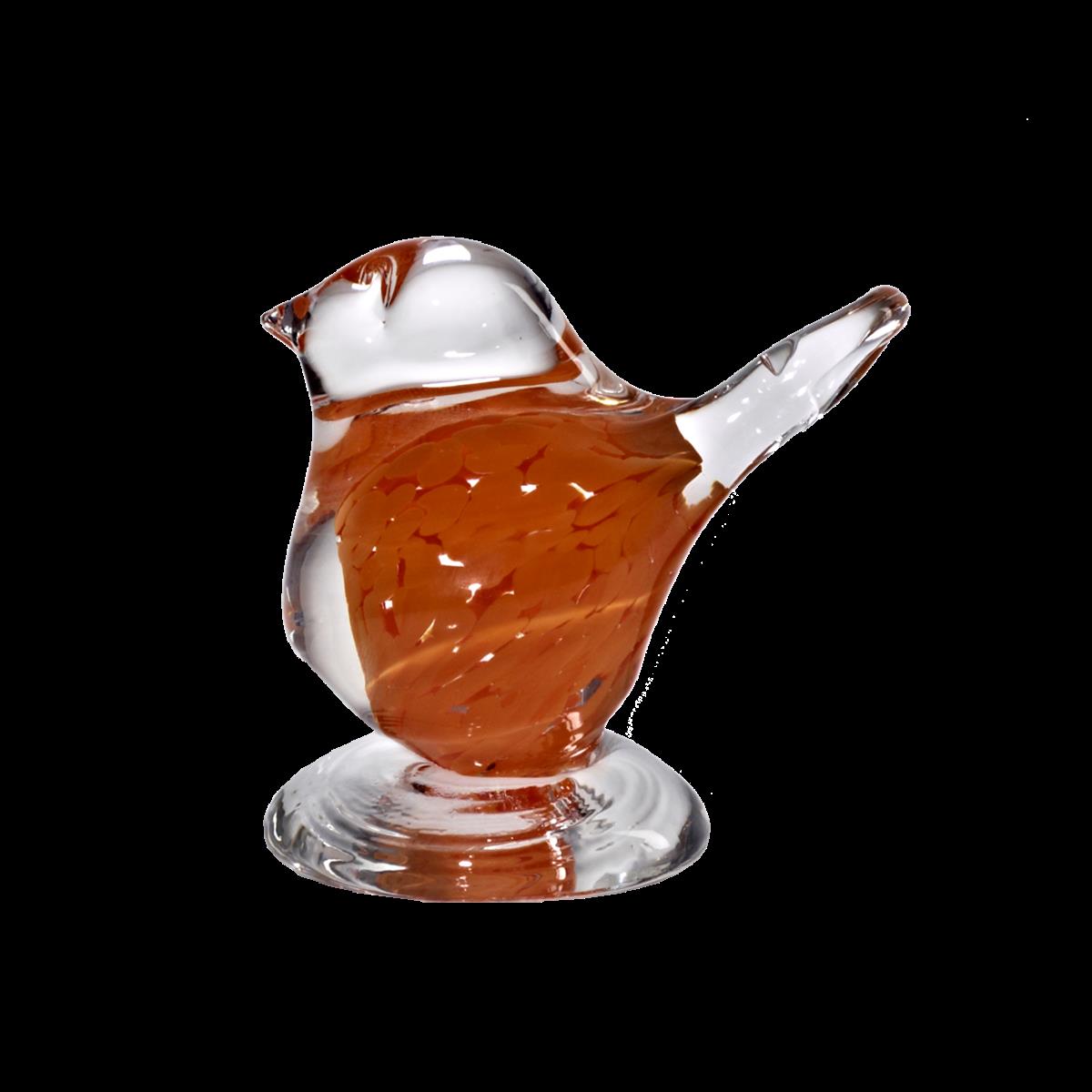 Glasfigur Spatz (8cm)