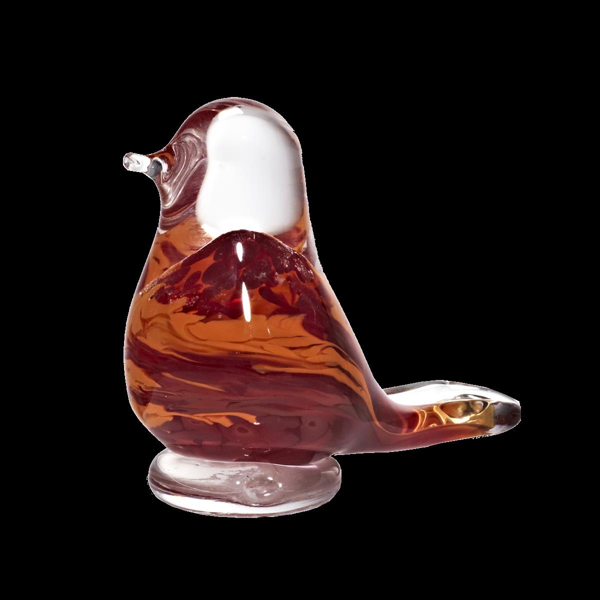 Glasfigur Spatz (8cm)