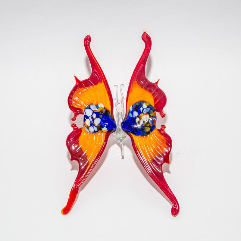 Schmetterling Big 15-17cm Glas Tiere Insekt Figuren Sammeln Vitrine Miniatur