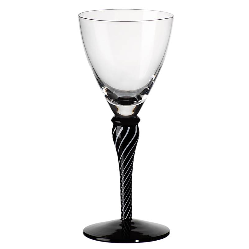 Weinglas Weinkelch Roseglas Night And Day schwarz weiß transparent 175ml