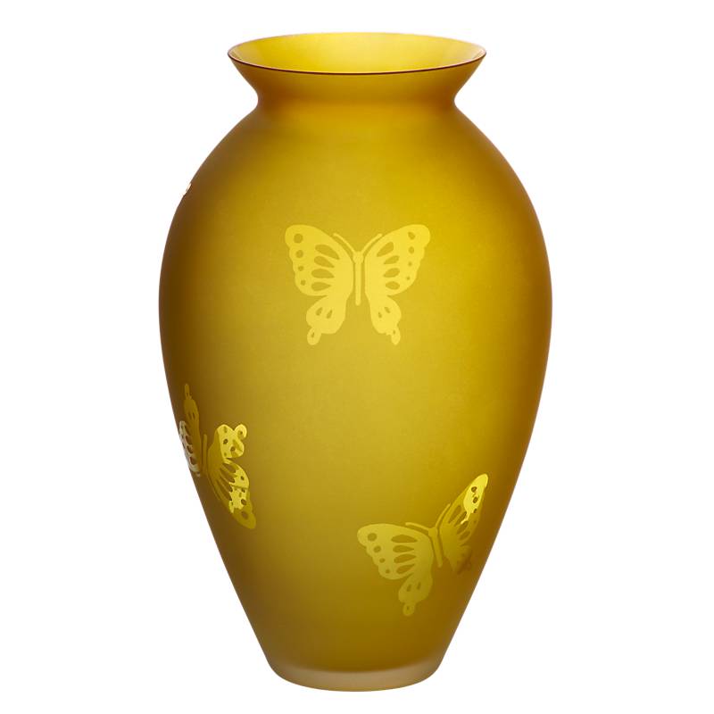 Vase "Lemon Butterfly" (25cm)