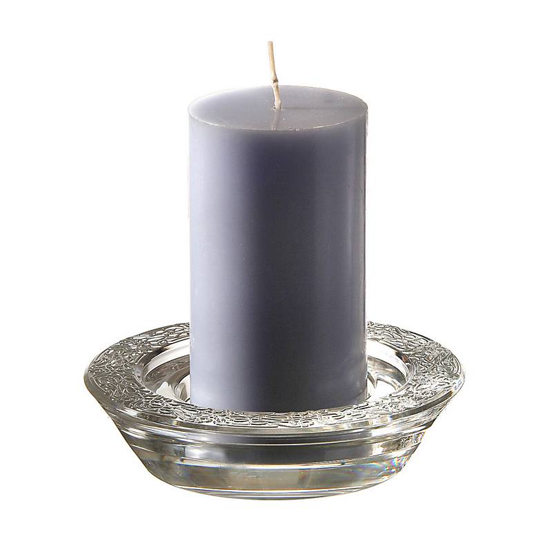 Schwerer Kerzenhalter Kerzenständer Stumpenkerzenhalter 15,5 cm Bleikristall Glas