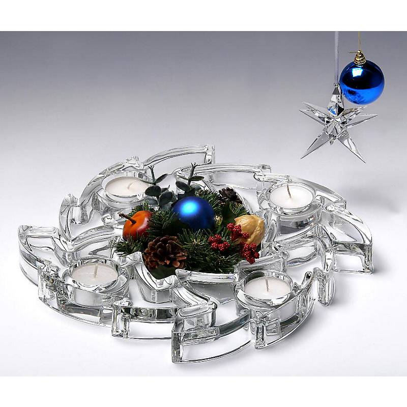 Teelichthatler Tannenbaum "Christmas" (20,5cm)