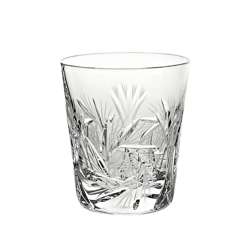 Whiskybecher Schleuderstern 250ml, Transparent, aus Bleikristall