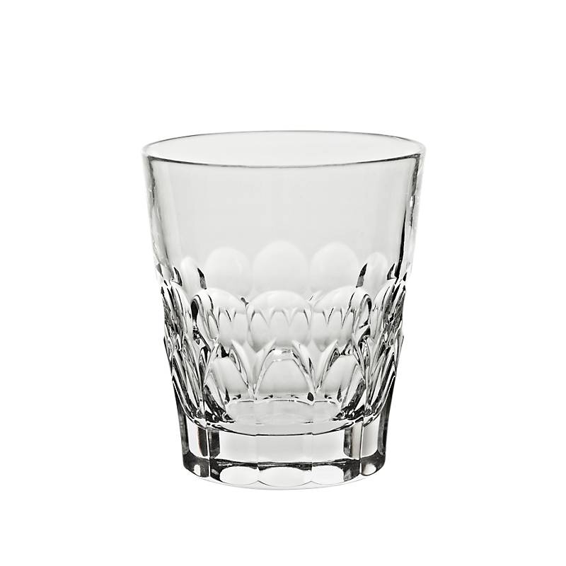 Whiskybecher Rhombus 280ml, Transparent, aus Bleikristall