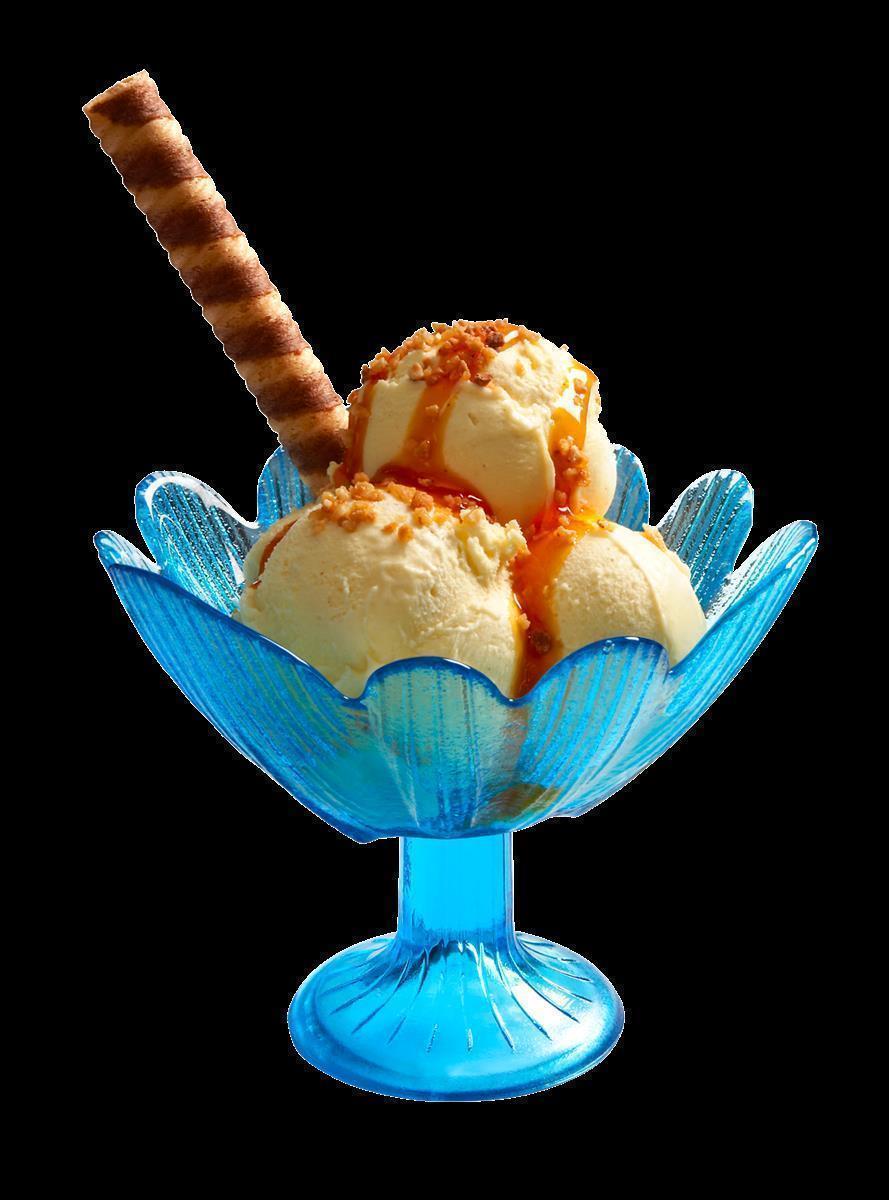 Eiscremeglas Eisbecher Eisglas Eisschale Seerose roas Colori Gelato 11cm