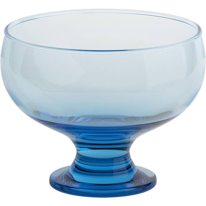 Eiscremeglas Eisbecher Desserschale blau Puro Colori 320ml Gelato