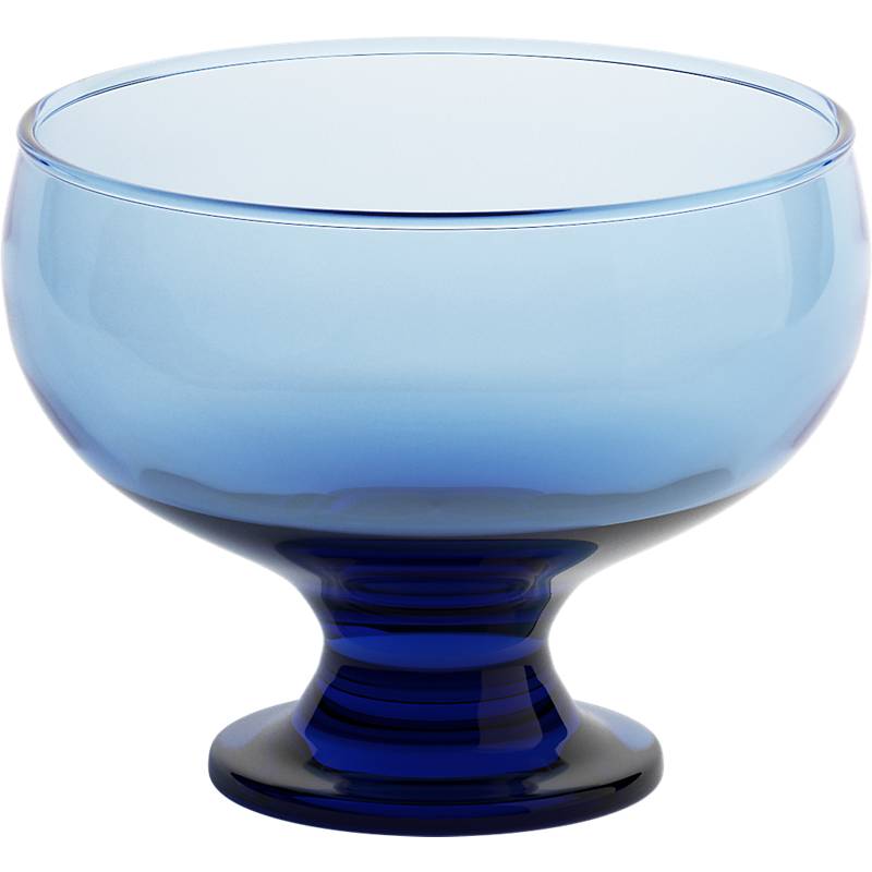 Eiscremeglas Eisbecher Desserschale blau Puro Colori 320ml Gelato