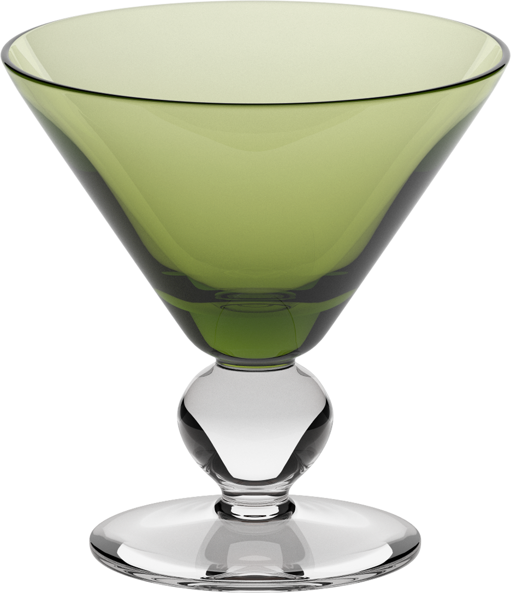 Eiscremeglas Cocktail Colori Vero 11cm grün