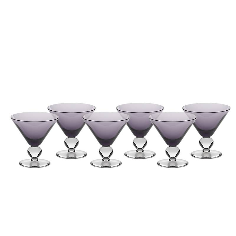 Eiscremeglas Cocktail 6er-Set Colori Vero 11cm lila