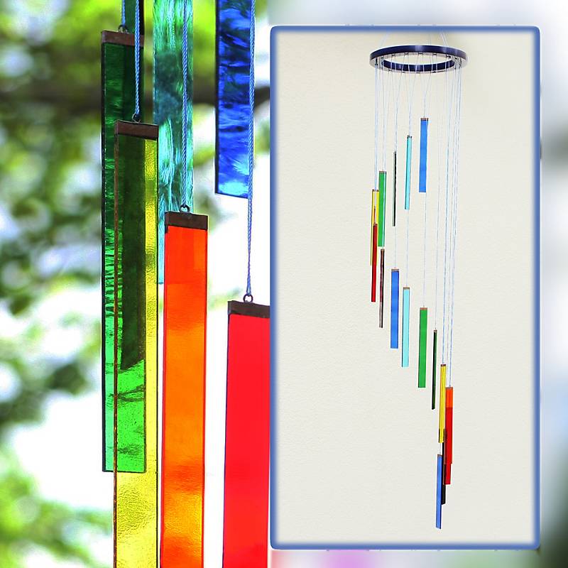 Mobilé Spirale Glasstäbe "Dekoration" (119 cm)