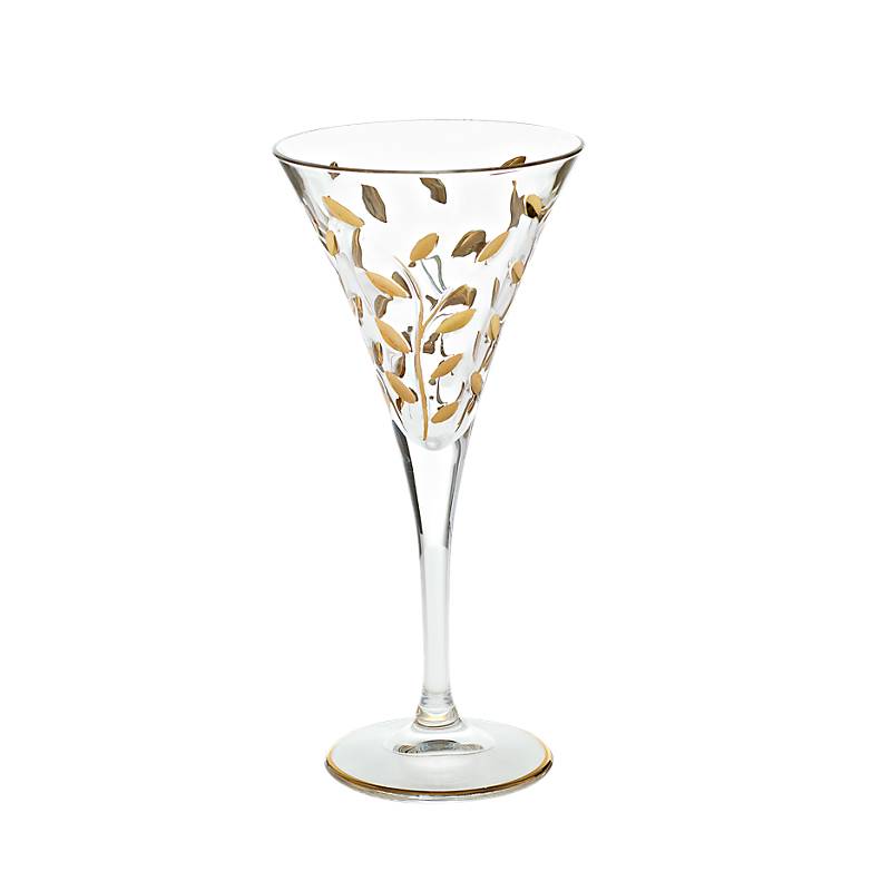 Weinglas mit Goldkranz "Edelrausch" (150ml)