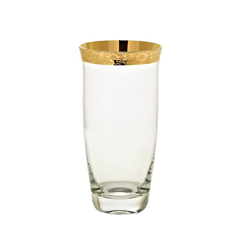 Vase mit Goldrand "Gold Age" (18,5cm)