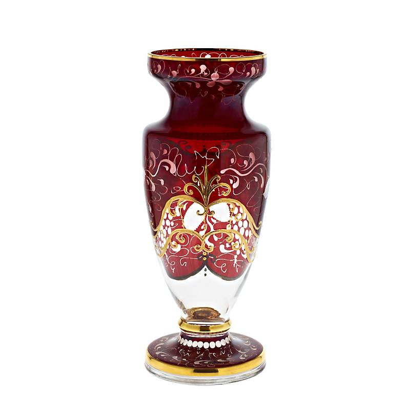 Vase auf Fuß "Golden Grape" (31,5cm)