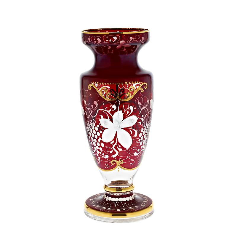 Vase auf Fuß "Golden Grape" (31,5cm)