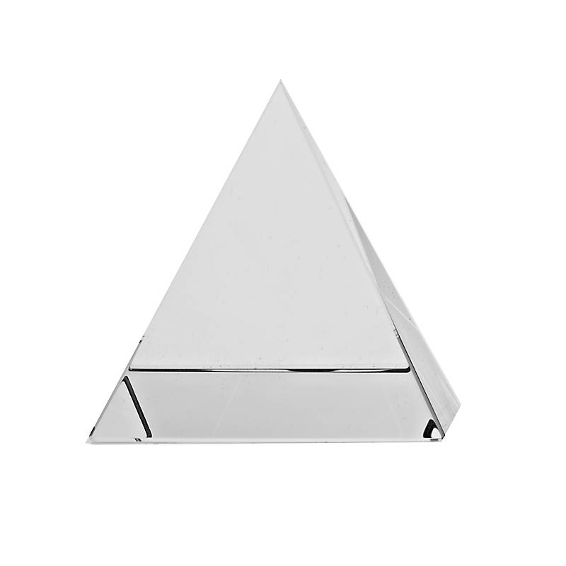 Glasblock Pyramide Pokal Wahrzeichen Cristalica Breifbeschwerer Erinnerungsstück div. Größen