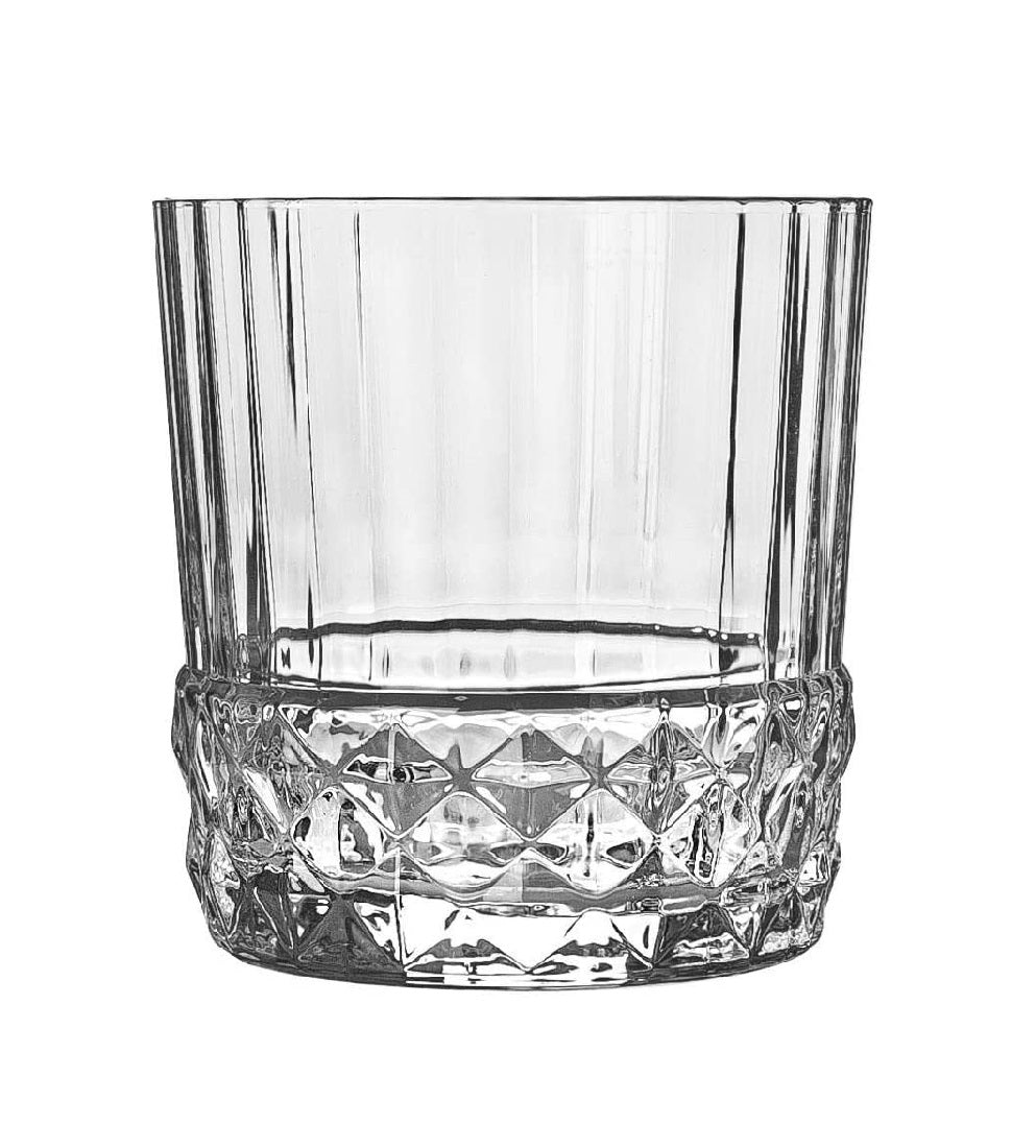 Whiskyglas Becher Trinkglas Retro Vintage Kristallglas America 2er Set 380ml