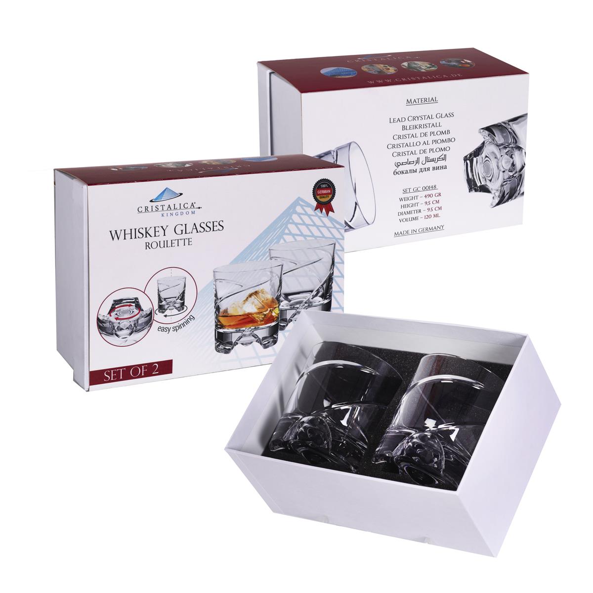 Whisygläser Geschenkset German Roulette Dresden mit Geschenkbox 2er-Set
