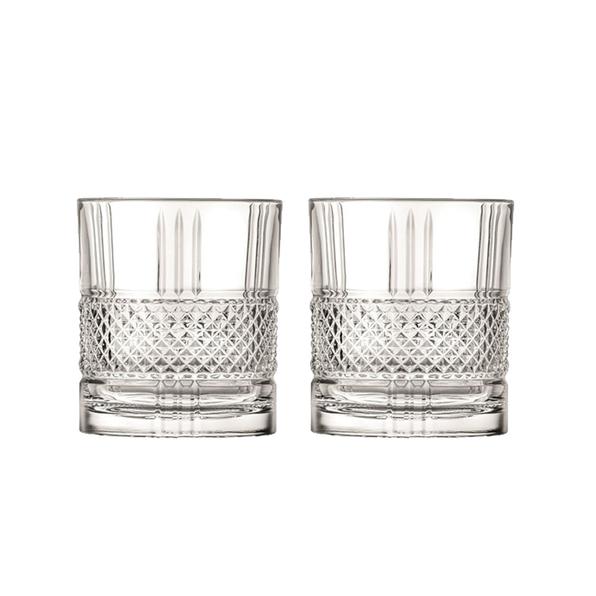 Whiskybecher Trinkglas Becher Brillante 2er Set 340ml