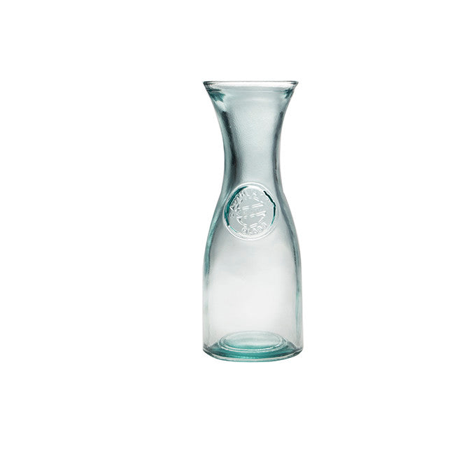 Glaskaraffe Krug Kanne Wasserflasche Authentic 800 ml Recycling-Glas