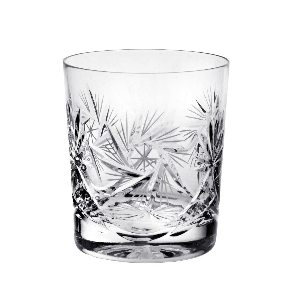 Whiskybecher Schleuderstern 280 ml Trinkglas Saftglas Bleikristallglas