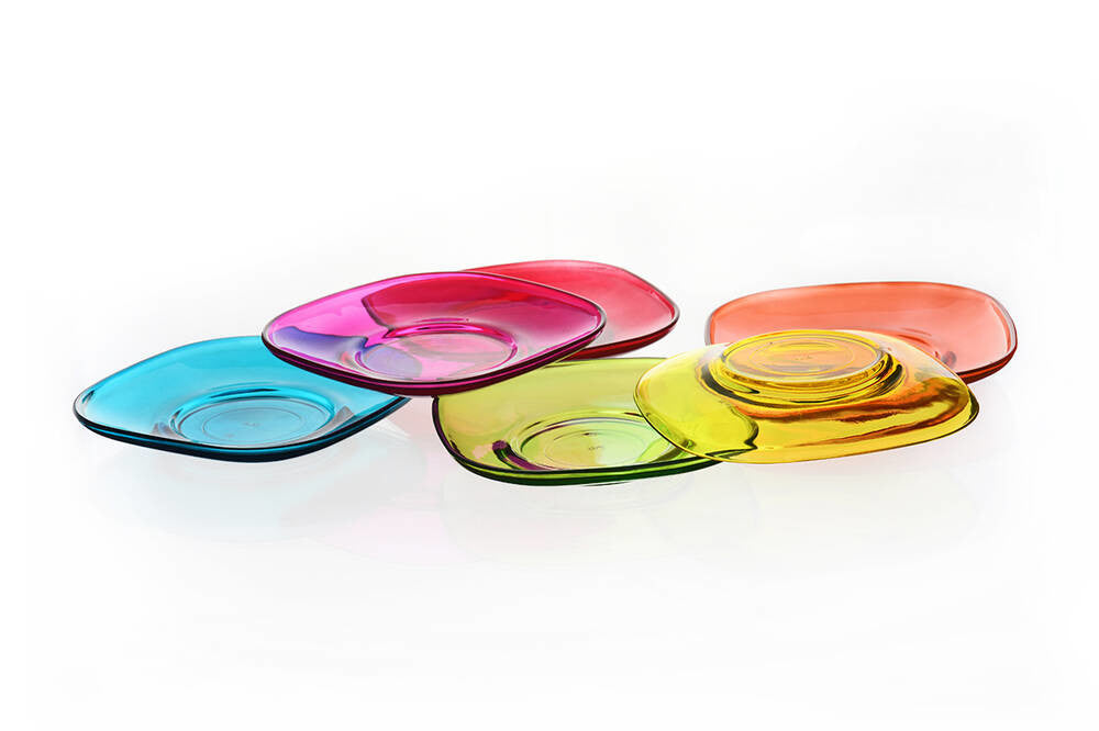 Glasteller Spring Colour 12,4 cm