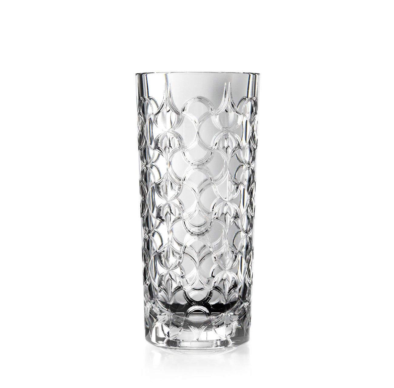 Glasvase Arabesque 28 cm Blumenvase Kristallglas