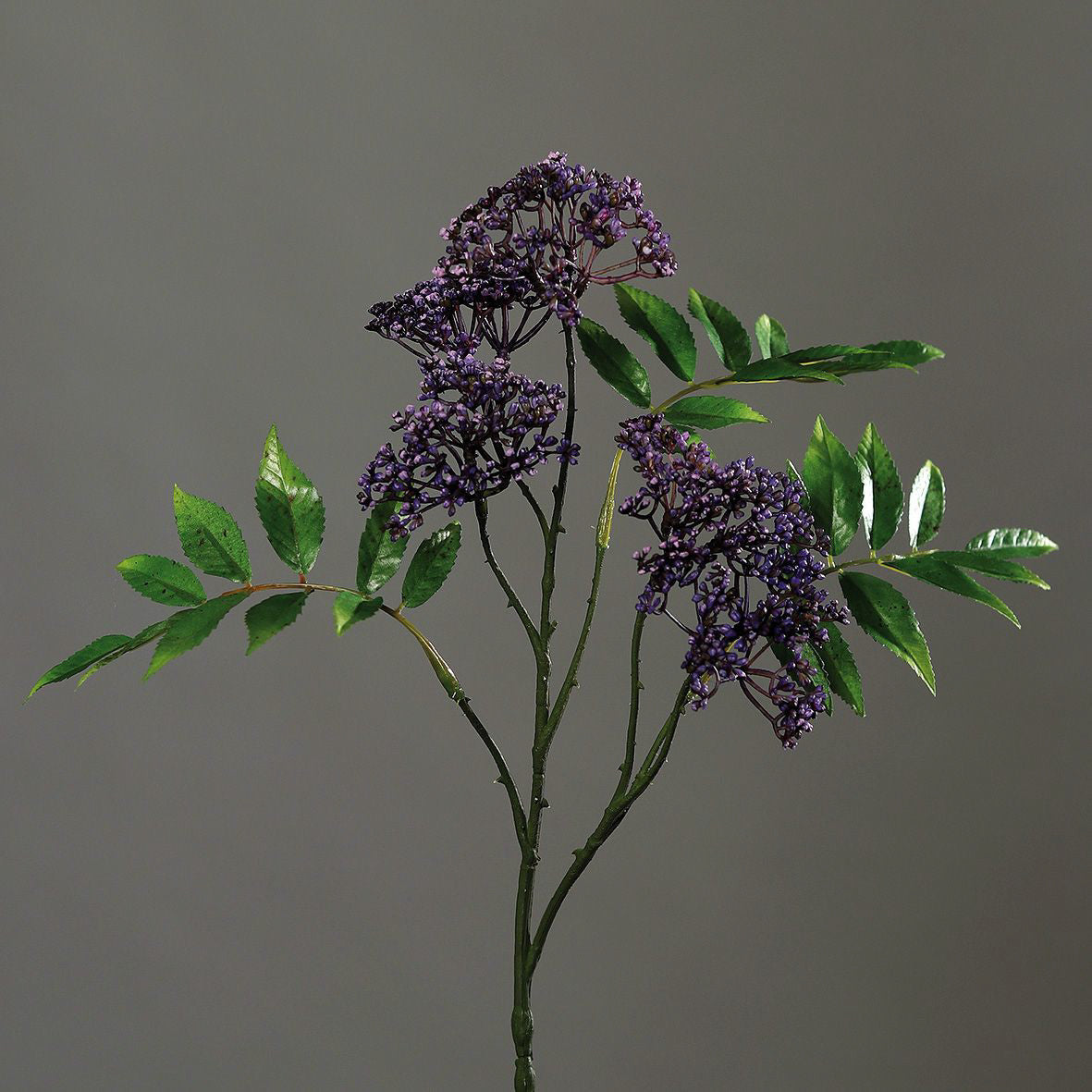 Kunstblume Zweig mit Knospen 75cm lilac